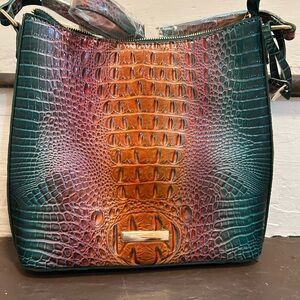 Multicolor Crocodile Embossed Women Bag